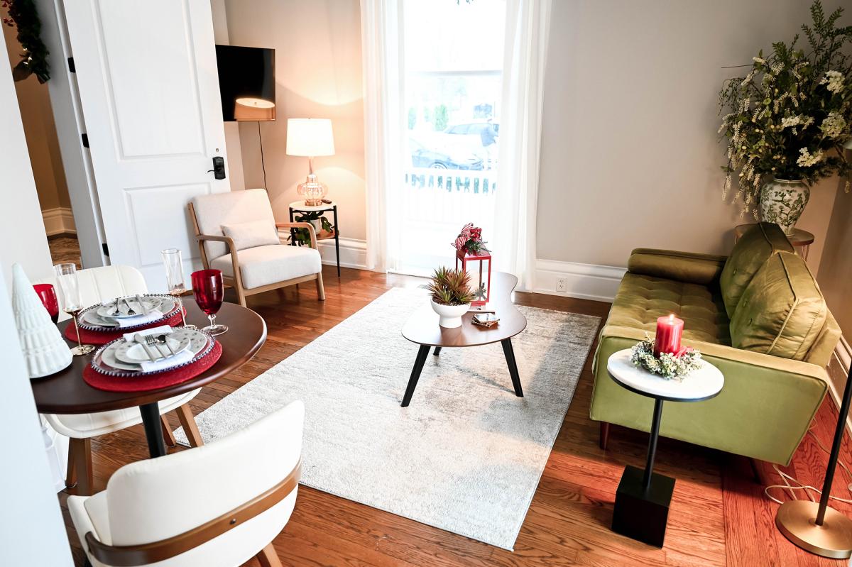 Blair House Unit A Dining and Seating Area