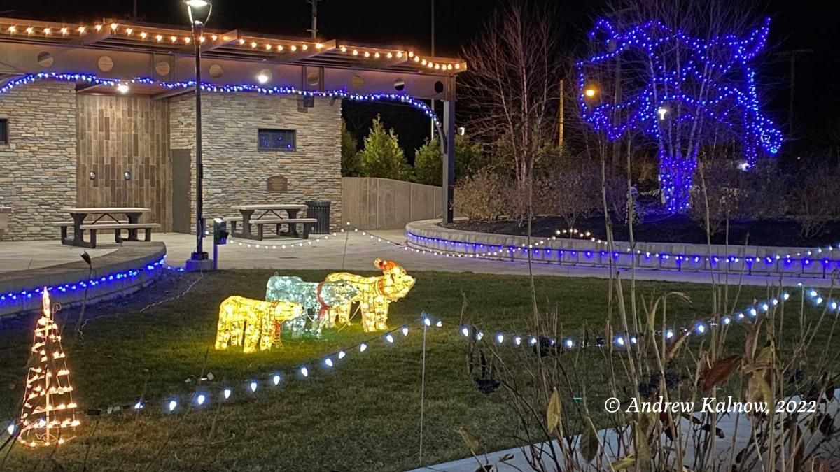 Holiday Lights in Downtown Tiffin, National Corner