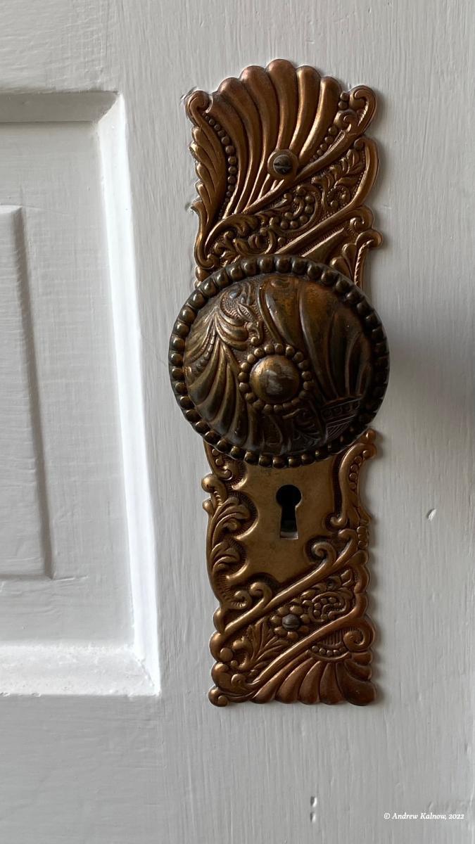 Queen Anne historical details, door handle